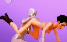 Lesbian 3D sex