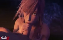 Ultra hot anime girl sucking cock an fucking