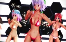 Beautiful anime girls dancing